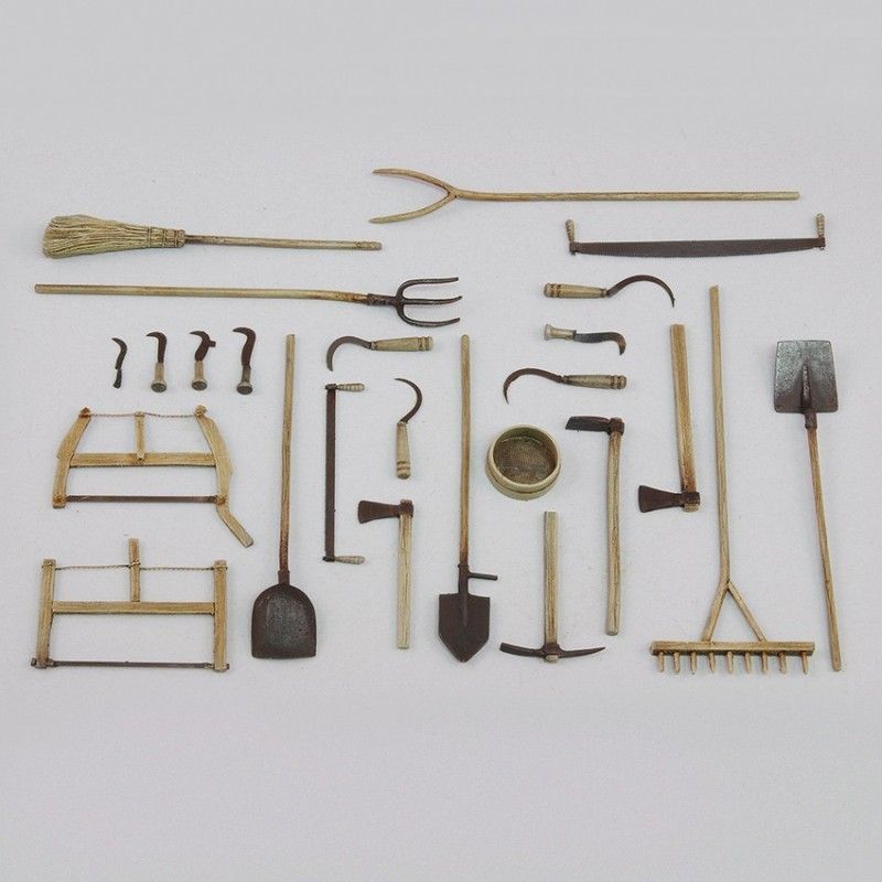 1:35 Assorted farm tools
