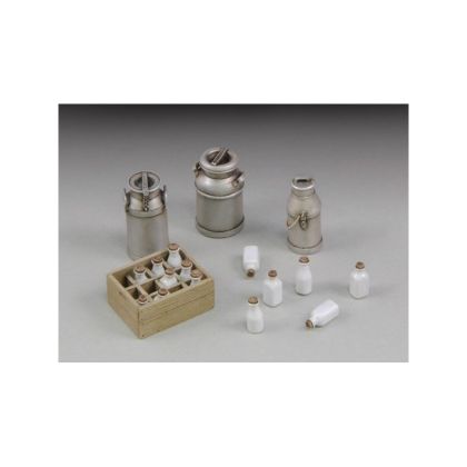1:35 Milk bottles with crates and churns