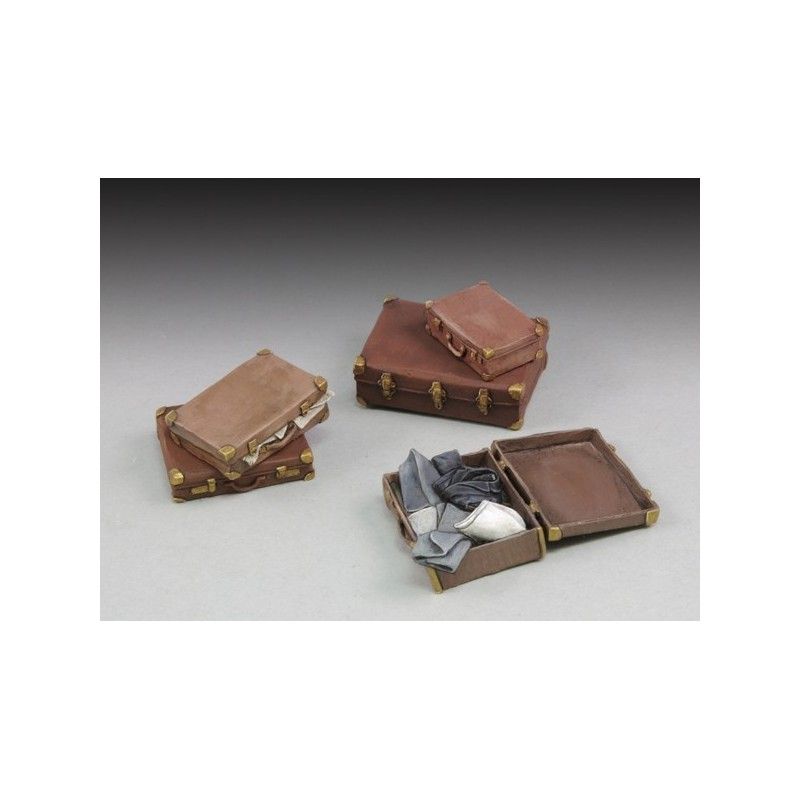 1:35 Assorted suitcases