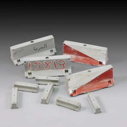 1:35 Concrete traffic barriers