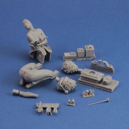 75mm Pin-Up Christmas