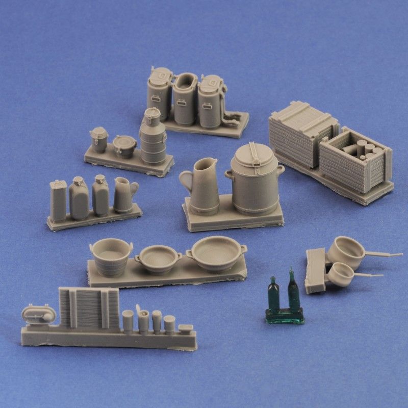 1:35 German field kitchen accessories