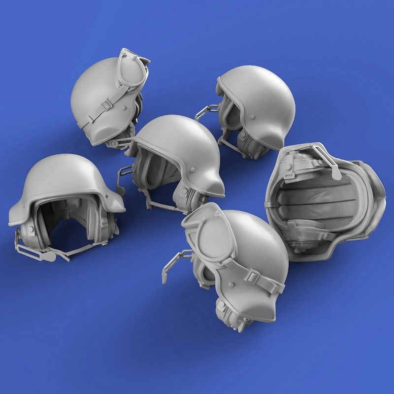 1:35 IDF Type 602 CVC helmets set