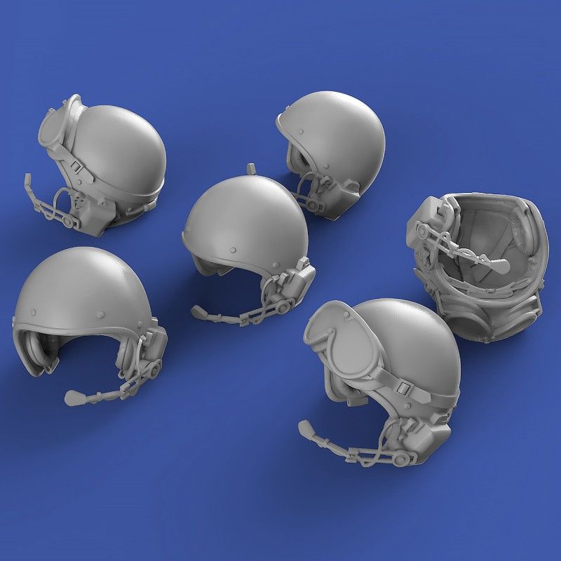 1:35 IDF Type 601 CVC helmets set 