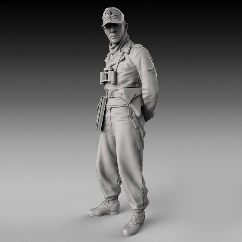 1:72 German tanker with arms backward - WWII