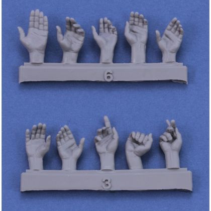 1:16 Assorted hands set No. 1