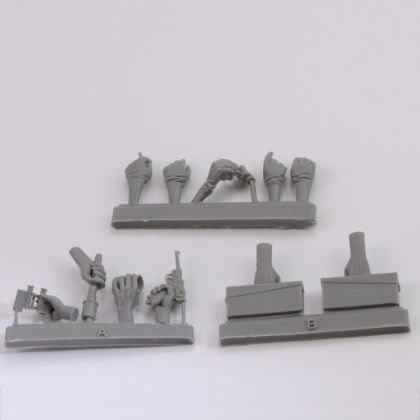 1:16 Assorted german hands set -WWII