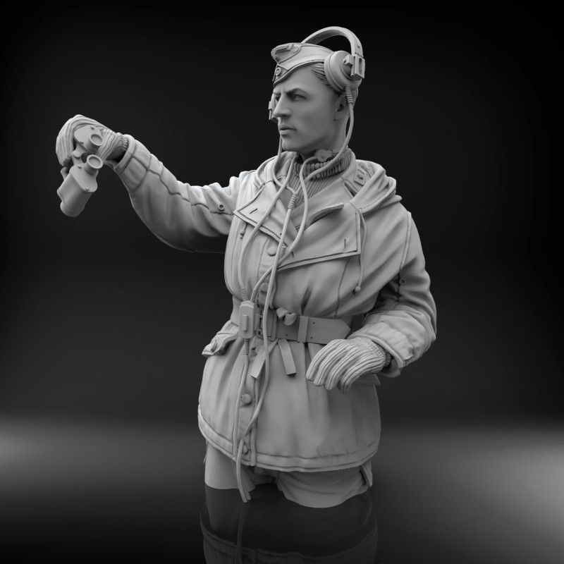 1:16 German tanker in winter dress