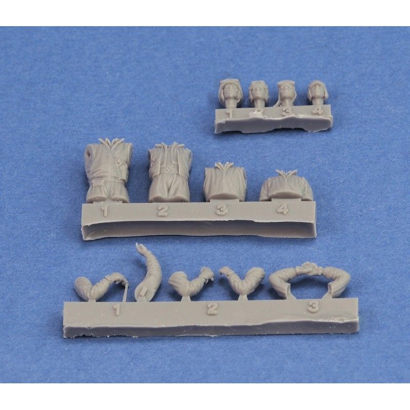 1:72 U.S. tank crew WWII