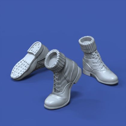 1:35 German DAK boots-assorted positions-WWII
