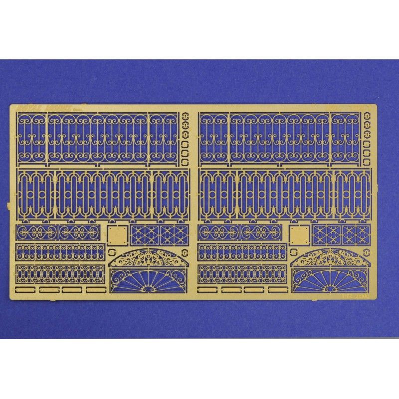 1:72 Assorted Railings Set