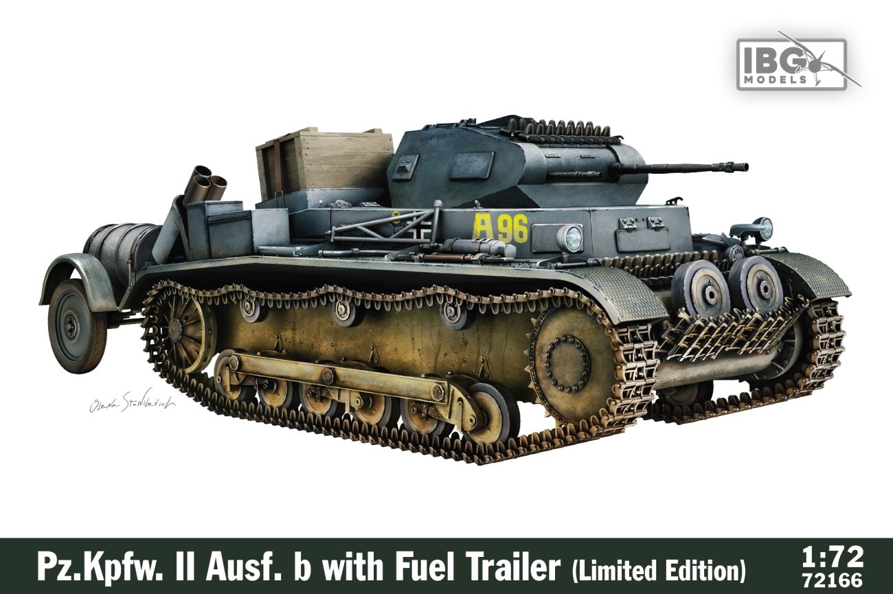 1:72 Pz.Kpfw.II Ausf.B with Fuel Trailer (Limited Edition)