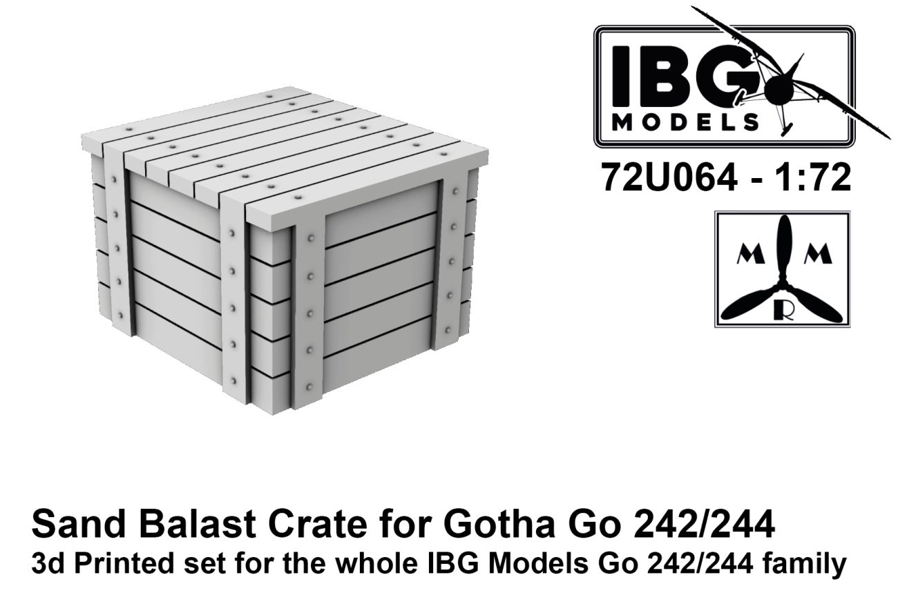 1:72 Gotha Go-242A-1/Go-244B-1 Sand Ballast Crate