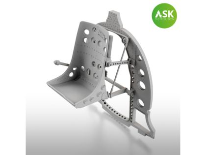 1:48 A6M Bulkhead with Seat in top position