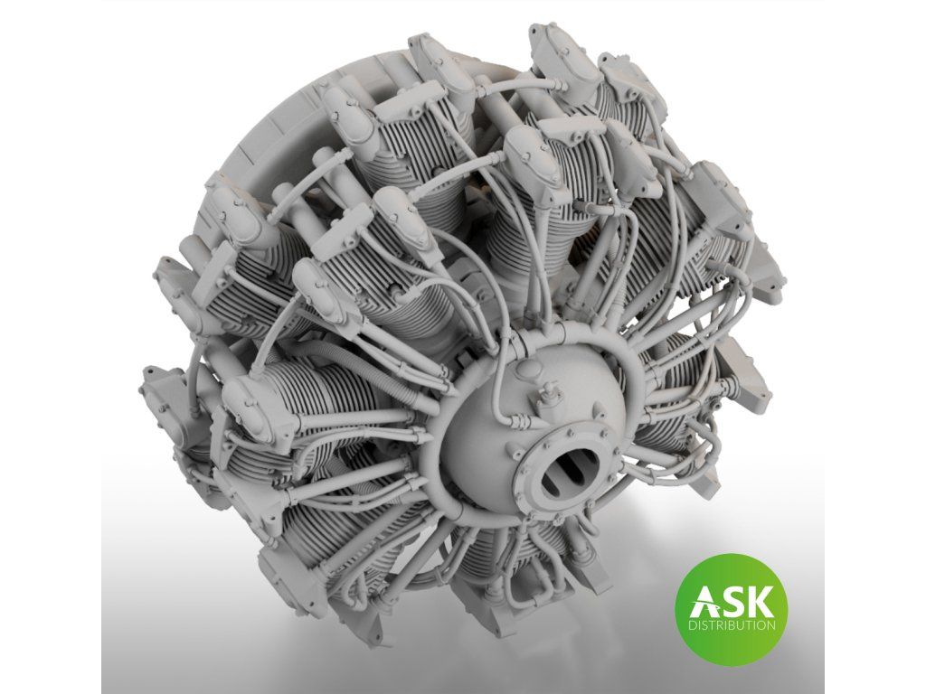 1:48 Nakajima Sakae 12 engine