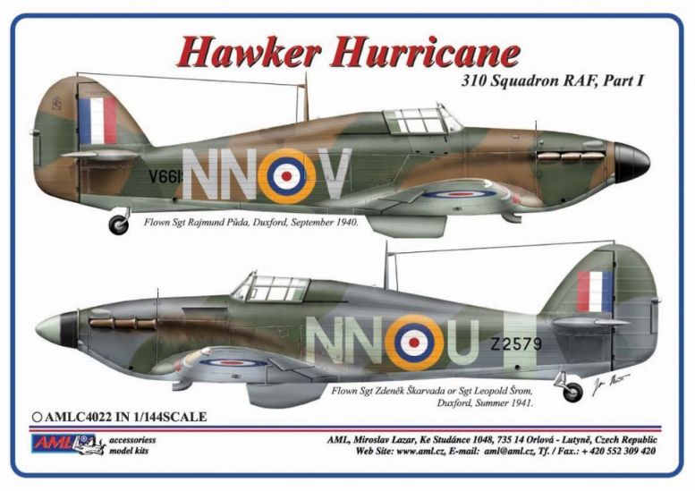 1:144 Hawker Hurricane Mk.I – 310 th Squadron RAF Part 1