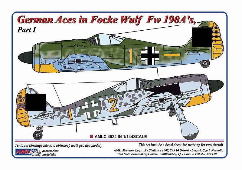 1:144 German Aces in Focke-Wulf Fw-190 A - Part I