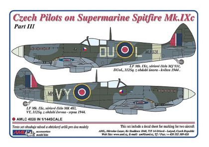 1:144 Czech pilots on Supermarine Spitfire Mk.IXc - Part III