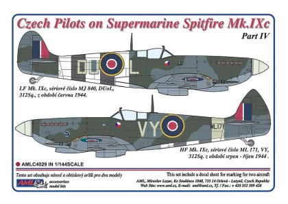 1:144 Czech pilots on Supermarine Spitfire Mk.IXc - Part IV