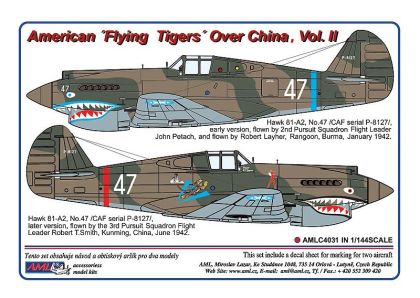 1:144 Curtiss Hawk 81-A2 'Flying Tigers' over China Part II