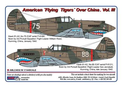 1:144 Curtiss Hawk 81-A2 - Flying Tigers over China - Part III