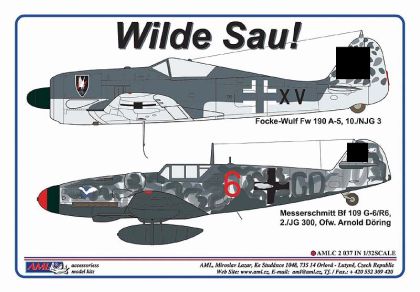 1:32 Wilde Sau! Focke-Wulf Fw-190 A-5 & Messerschmitt Bf-109 G-6/R6