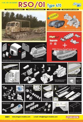 1:35 35 RSO/1 Type 470 w/Bonus Snow/Bog Track Pad + Goliath Demolition Vehicle