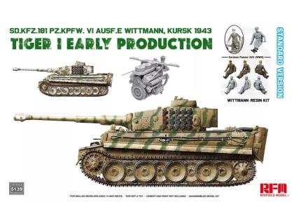 1:35 Tiger I early Kursk 1943 w/ Wittman (standard version)