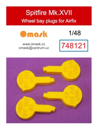1:48 Spitfire Mk.XVII wheel bay plugs (for Airfix)
