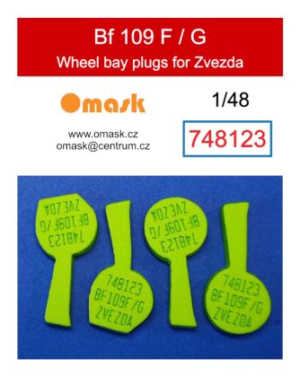 1:48 Bf 109 F/G wheel bay plugs (for Zvezda)