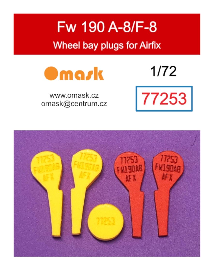 1:72 Fw 190 A-8/F-8 wheel bay plugs (for Airfix)