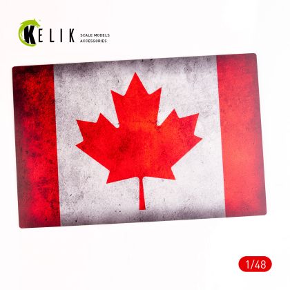 1:48 Canada Flag - Base - Acrylic 3mm (410x270mm) (410g)