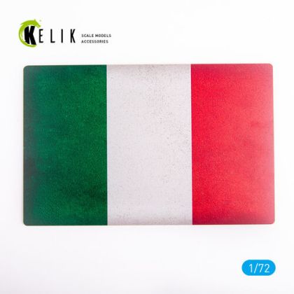 1:72 Italy Flag - Base - Acrylic 3mm (280x180mm) (170g)