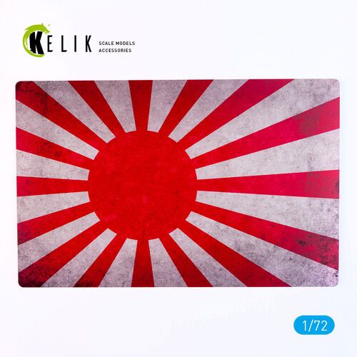1:72 Japan Naval Flag - Base - Acrylic 3mm (280x180mm) (170g)
