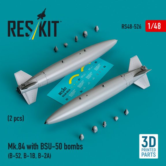 1:48 Mk.84 with BSU-50 bombs (2 pcs) (B-52, B-1B, B-2A)