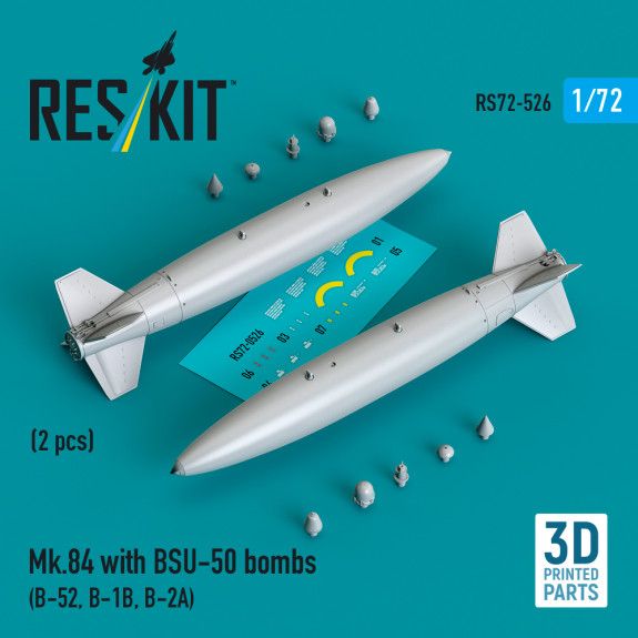 1:72 Mk.84 with BSU-50 bombs (2 pcs) B-52, B-1B, B-2A