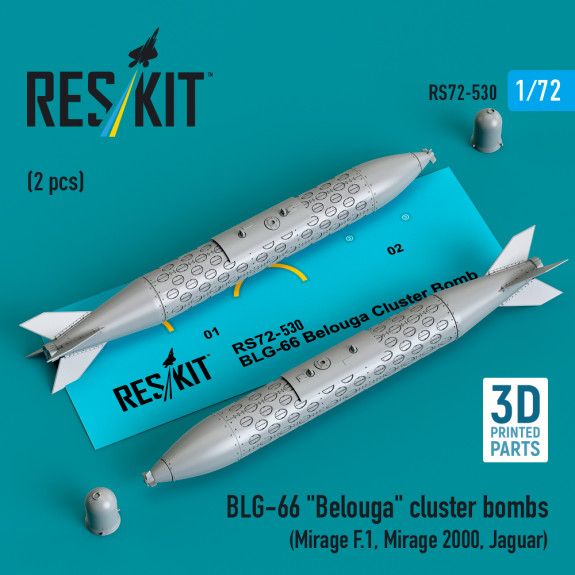 1:72 BLG-66 Belouga cluster bombs (Mirage F.1, Mirage 2000, Jaguar)