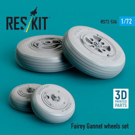 1:72 Fairey Gannet wheels set