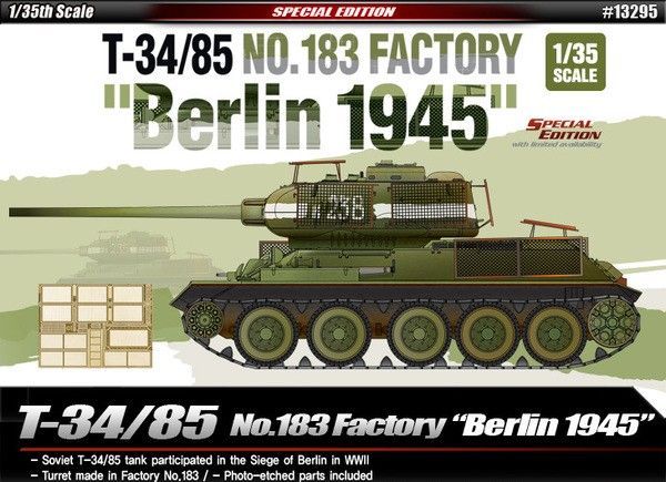 1:35 T-34/85 NO.183 Factory 