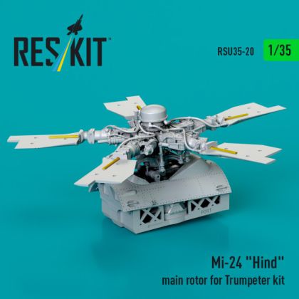 1:35 Mi-24 Hind main rotor for Trumpeter