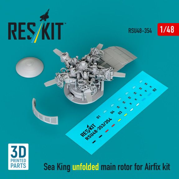 1:48 Sea King unfolded main rotor for Airfix
