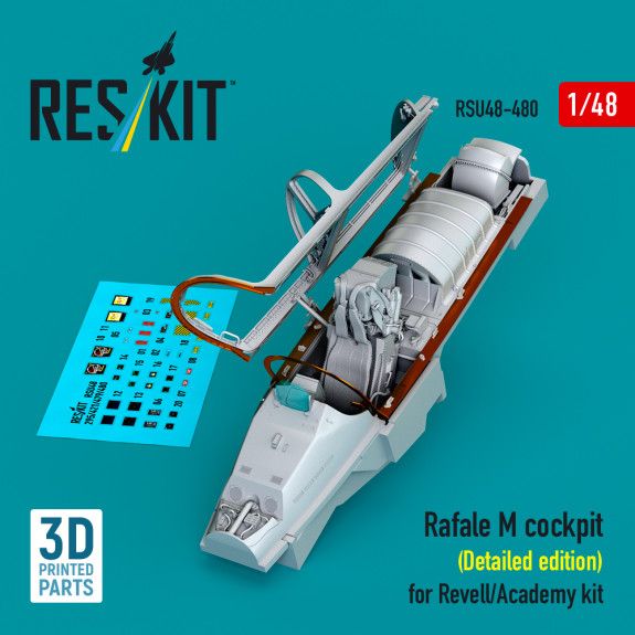 1:48 Rafale M cockpit (Detailed edition) for Revell/Academy