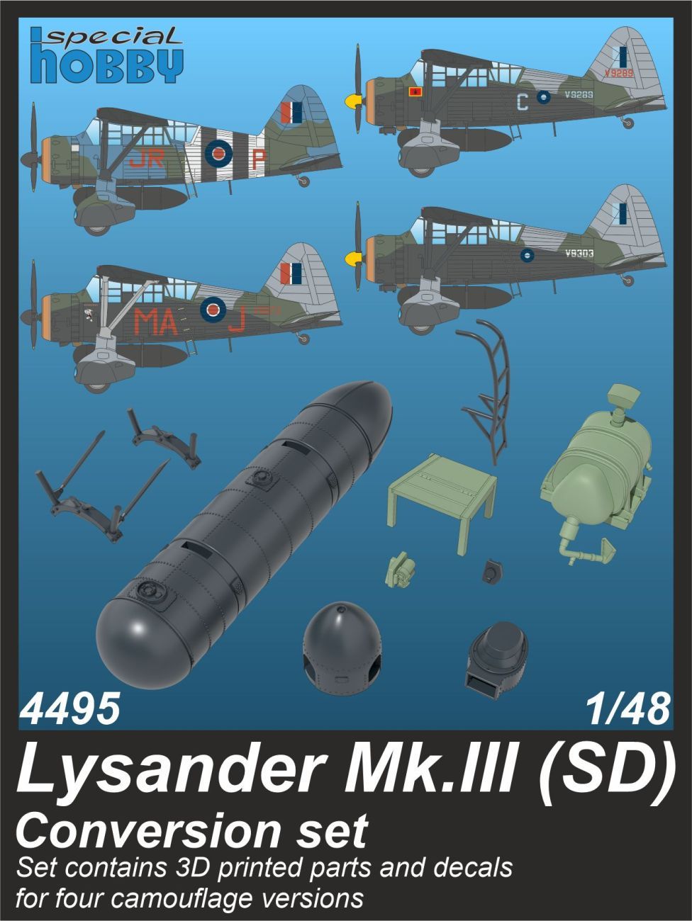 1:48 Lysander Mk.III (SD) Conversion set