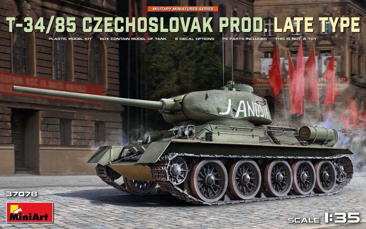 1:35 T-34-85 Czechoslovak Prod. Late Type
