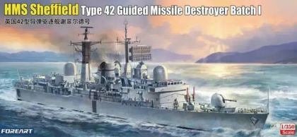 1:350 HMS Sheffield Type 42 Guided Missile Destroyer
