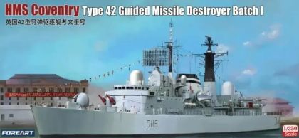 1:350 HMS Coventry Type 42 Guided Missile Destroyer