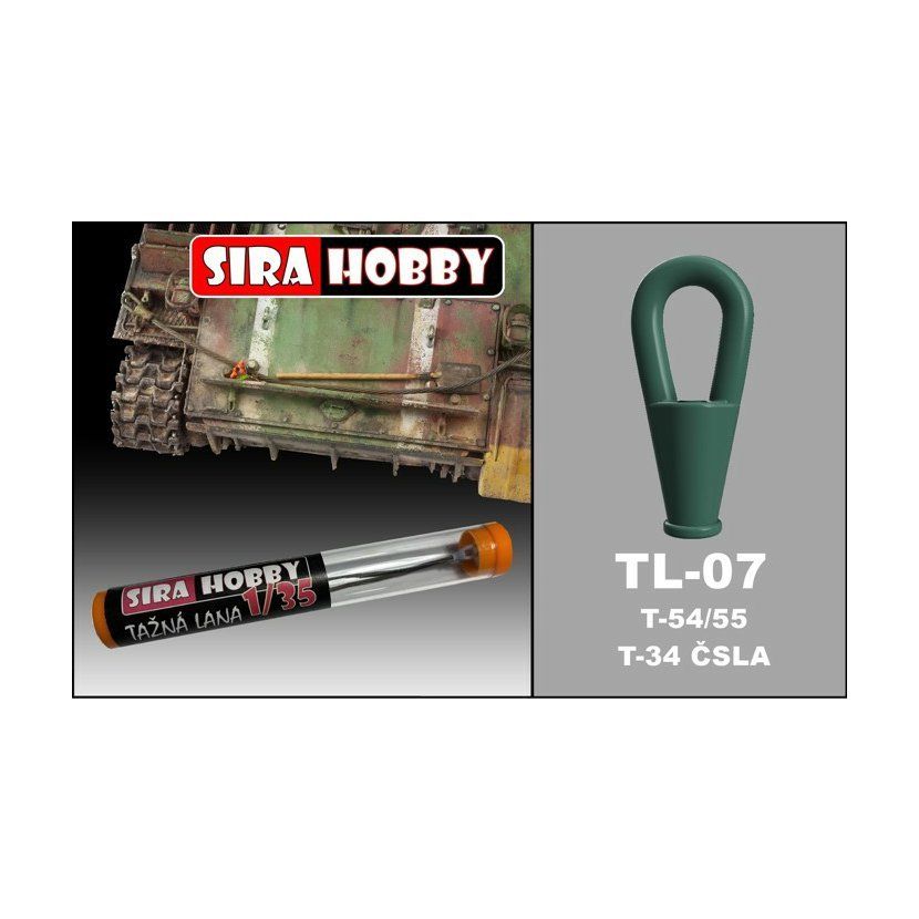 1:35 Tažná lana T-54/55, T-34 ČSLA