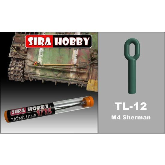 1:35 Tažná lana M4 Sherman