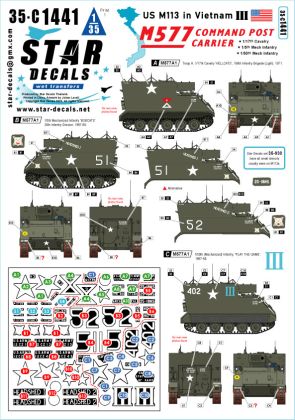 1:35 US M113 in Vietnam # 3. M577 Command Post Carrier.