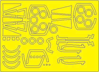 1:48 Sepecat Jaguar RGR.1/GR.1A EXPERT cabuki masks for Airfix 11010 kit